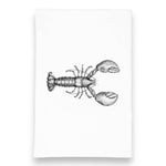 Green Bee Tea Towels - Lobster Dish Towel | Tea Towels | Ocean Kitchen Tea Towels: Red
