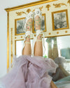 Sock Candy - Sheer Rosettes Crew Sock
