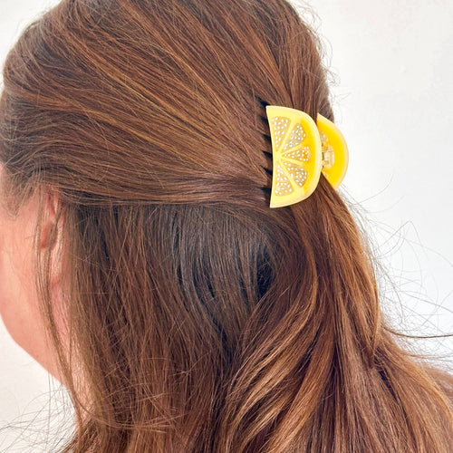 Jenny Lemons - Mini Lemon Slice Hair Claw Clip