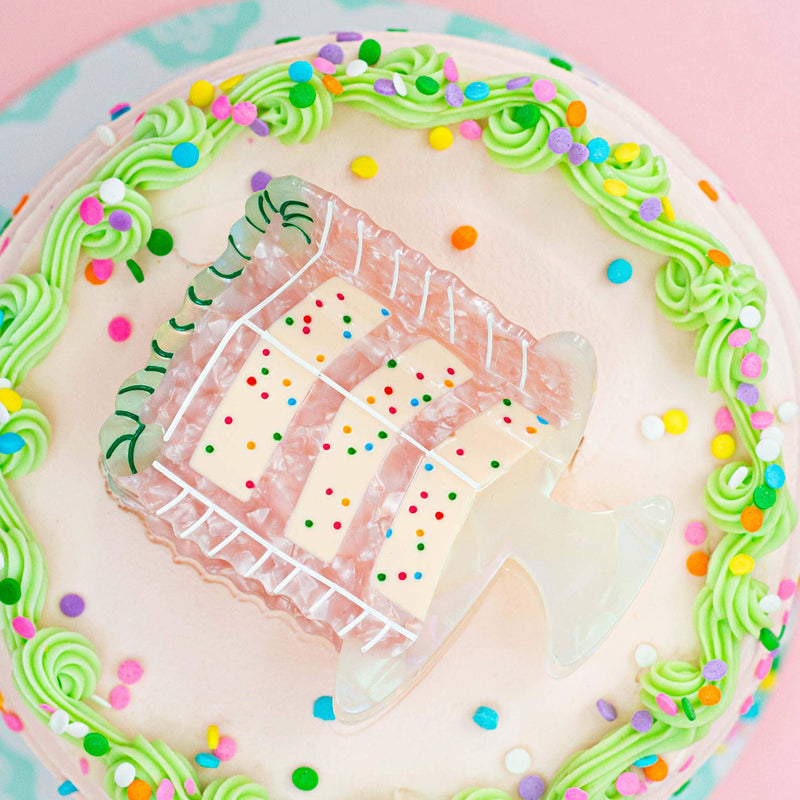 Jenny Lemons - Large Confetti Cake Hair Claw Clip