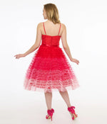 Cupcake dress red and pink