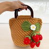 PinkLadyWorkshop - Handmade Crochet Strawberry Purse