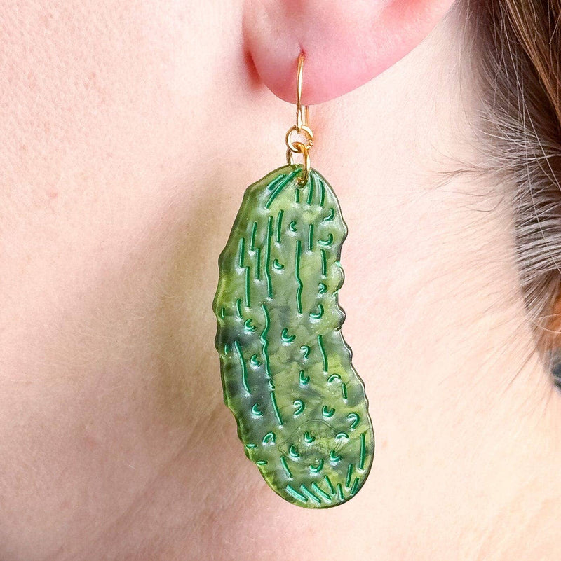 Jenny Lemons - Pickle Acetate Earrings