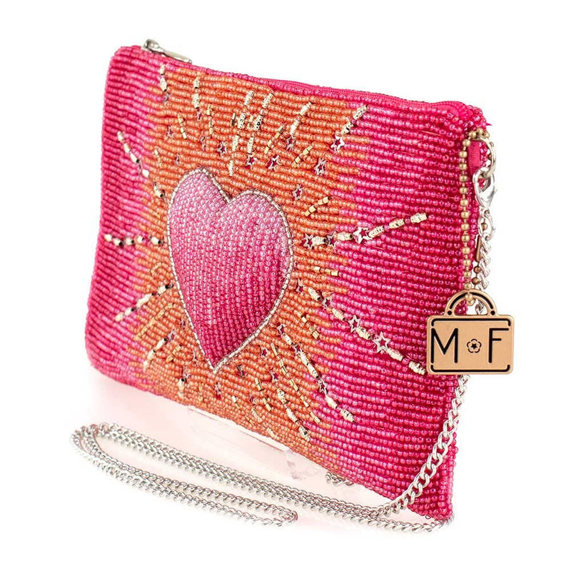 Mary Frances Accessories - Tickled Pink Crossbody Phone Bag