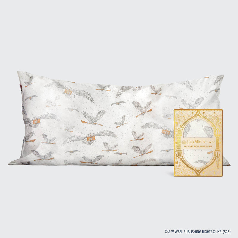 KITSCH - Harry Potter x kitsch KING Satin Pillowcase- Owl Post