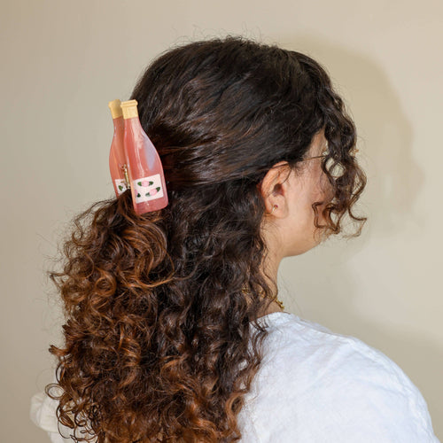 Jenny Lemons - Large Rose Wine Bottle Hair Claw Clip