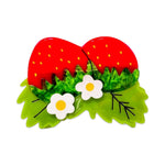 Jenny Lemons - Large Strawberries and Flowers Hair Claw Clip