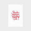 Naughty List Christmas Towel | Tea Towel | Kitchen Tea Towel