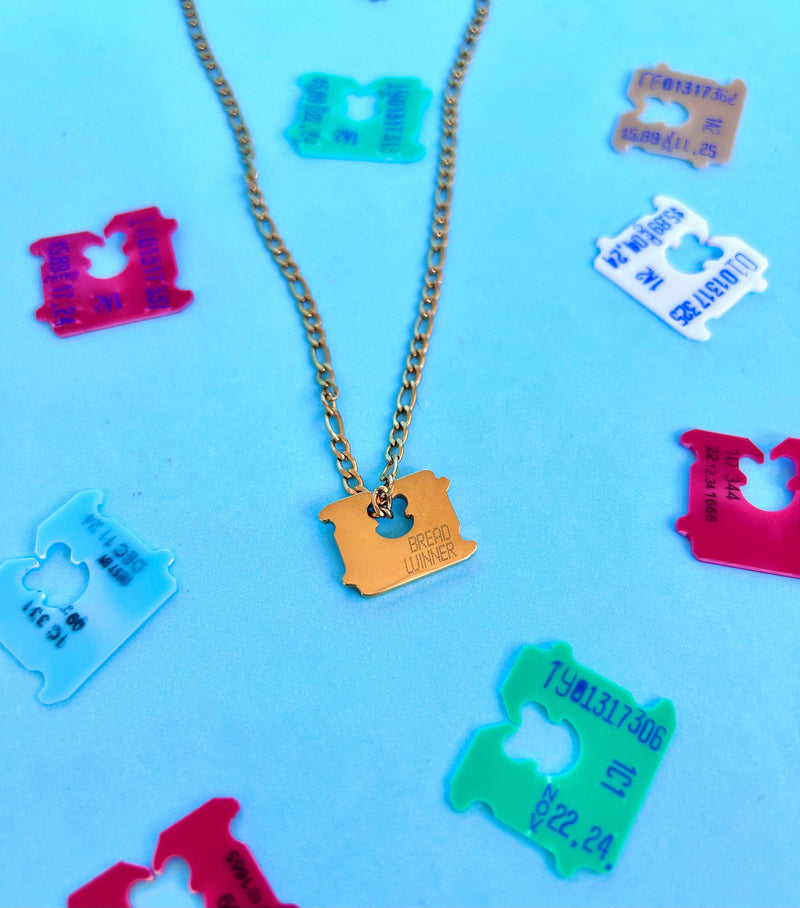 The Peach Fuzz - Bread Winner Necklace