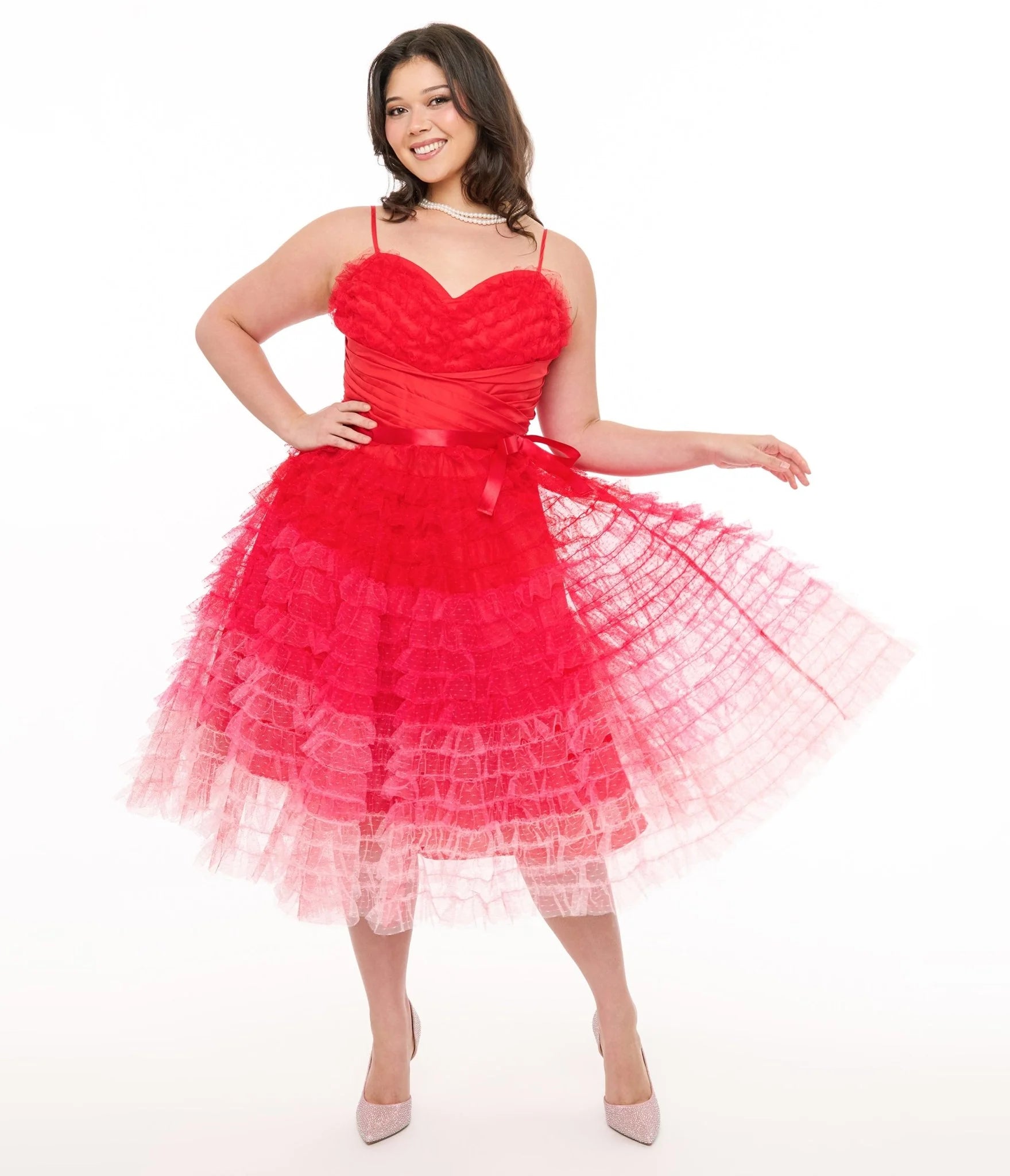 Cupcake dress red and pink Mad Mod Shop Cupcake dress red and pink Mad Mod Shop