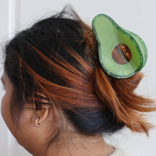 Jenny Lemons - Large Avocado Hair Claw Clip