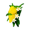 Jenny Lemons - Large Lemon and Flowers Hair Claw Clip