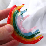 MKS America - Rainbow hair claws: Rainbow