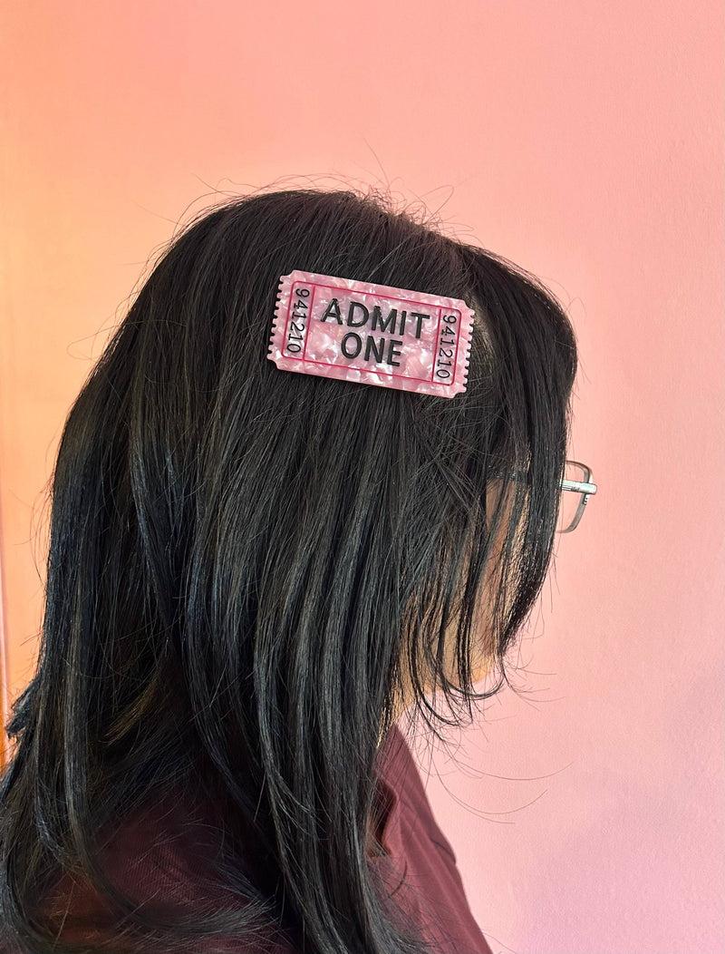 The Peach Fuzz - Ticket Hair Clip