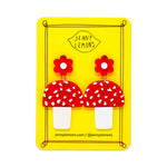 Jenny Lemons - Mushrooms and Flowers Acetate Earrings