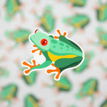 Kat Weber Art - Tree Frog Sticker