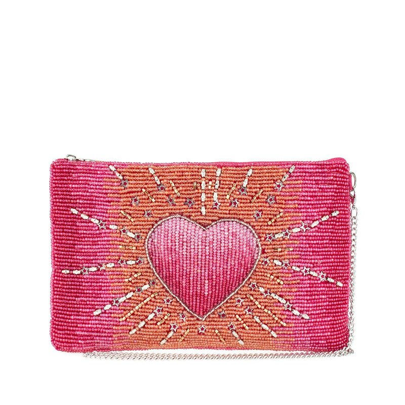 Mary Frances Accessories - Tickled Pink Crossbody Phone Bag