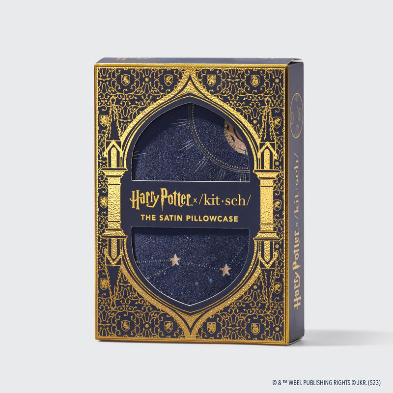 KITSCH - Harry Potter x kitsch Satin Pillowcase- Midnight at Hogwarts