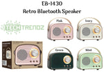 Tech Trendz - Retro Bluetooth Speaker: Pink