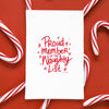 Naughty List Christmas Towel | Tea Towel | Kitchen Tea Towel