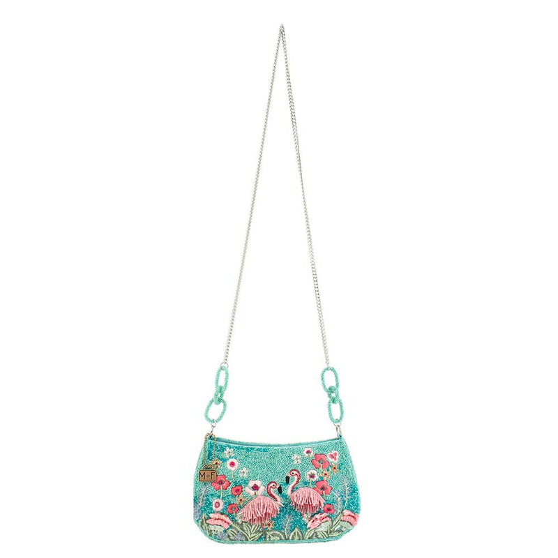 Mary Frances Accessories - Flirty Flamingos Crossbody