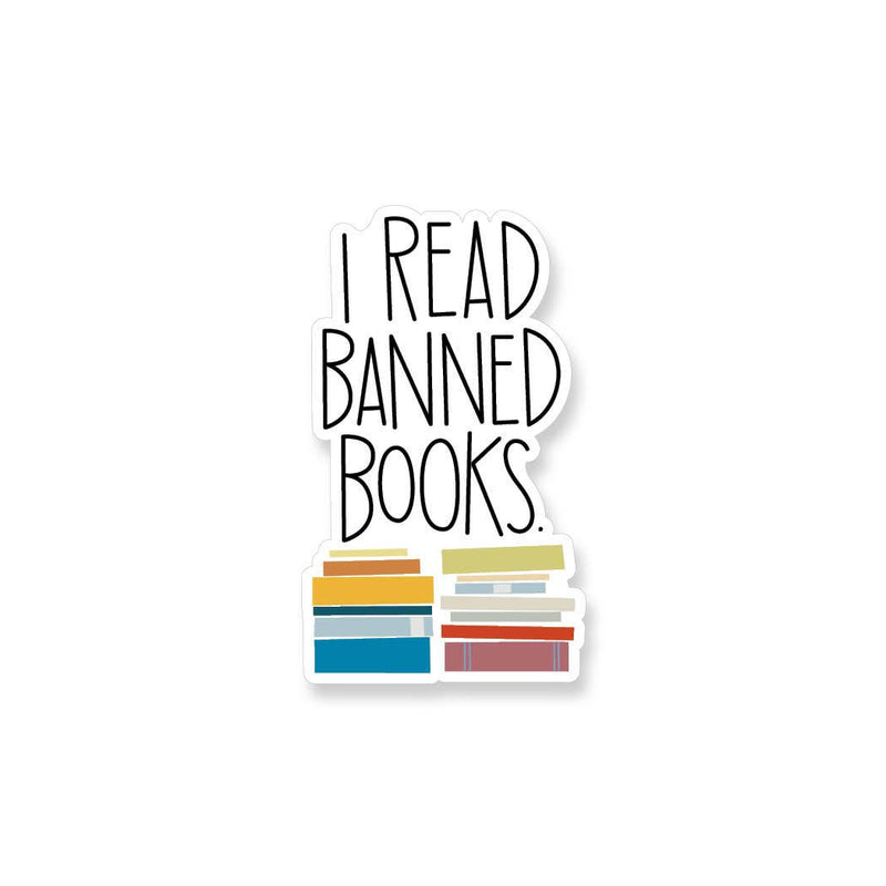 Apartment 2 Cards - I Read Banned Books Vinyl Sticker