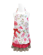 Mother and Daughter Ruffles and Roses Apron: Mommy & Me Set