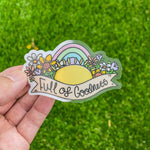 Big Moods - Full of Goodness - Clear Sticker