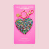 Taylor Elliott Designs - Keychain - Heart - Colorful Confetti