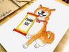 Liyana Studio - Shiba Inu Doge - Funny Thank You Card