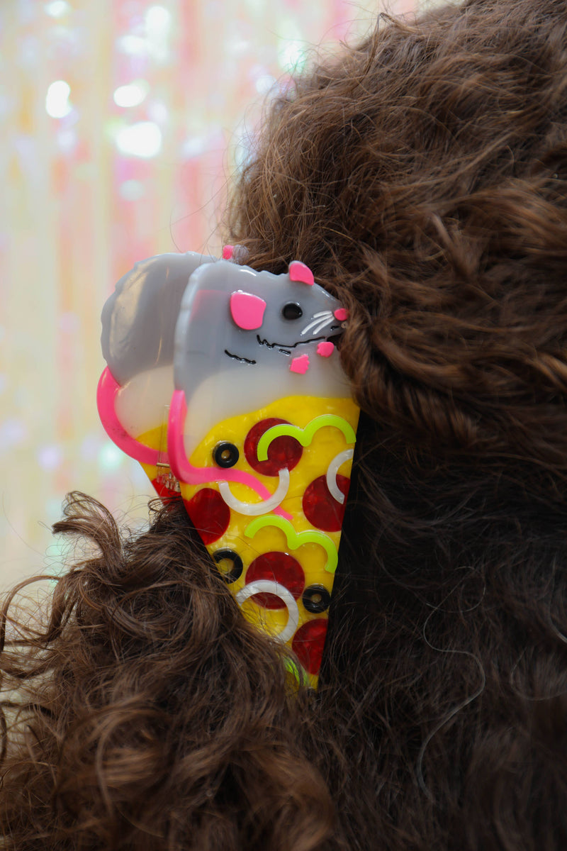 The Peach Fuzz - Pizza Rat Hair Claw
