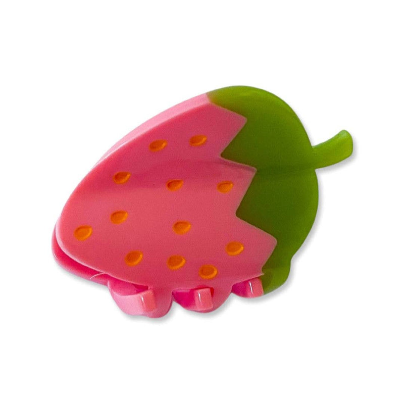 Jenny Lemons - Mini Pink Strawberry Hair Claw Clip