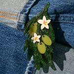 Jenny Lemons - Large Olive Branch Hair Claw Clip