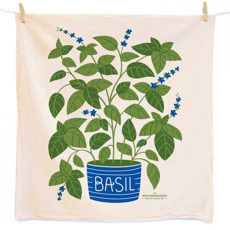 The Neighborgoods - TOMATO BASIL (Tomato, Basil) - Tea Towel Set of 2