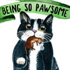 Liyana Studio - Pawesome Cat Gift - Funny Thank You Card