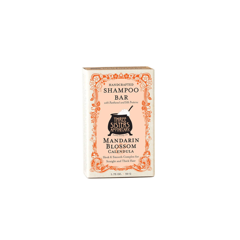 Soap Cauldron - Shampoo Bar Mandarin Blossom Straight Thick Hair: 4.75 oz