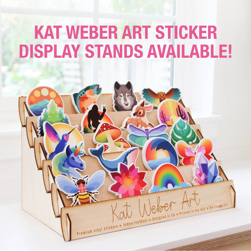 Kat Weber Art - Whale Sticker