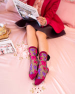 Sock Candy - Big Bow Energy Black Sheer Crew Sock