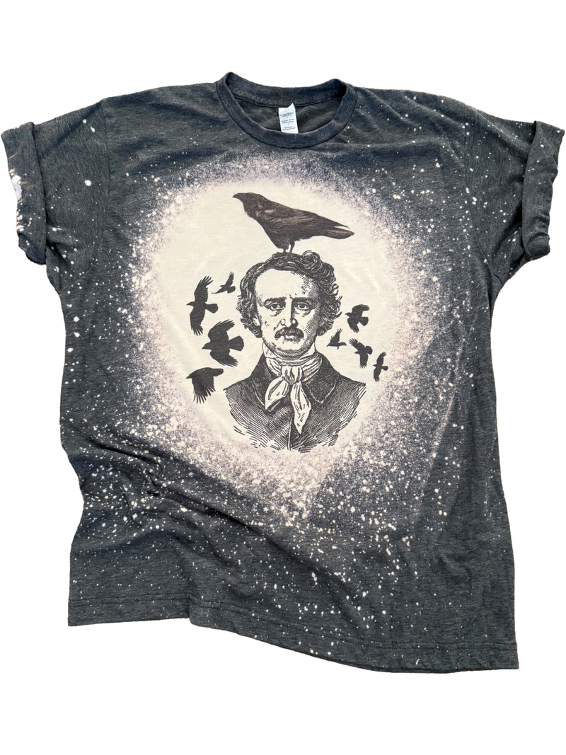 Poe Raven Bleached Tee