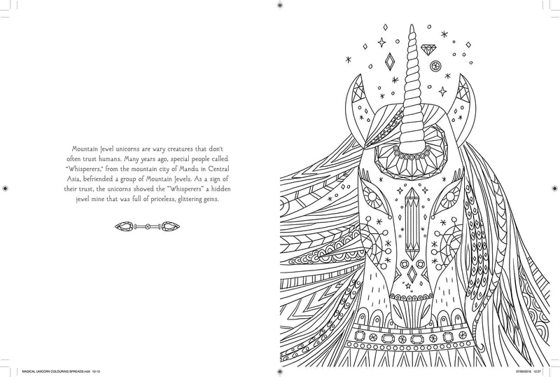 Hachette Book Group - Magical Unicorn Society Official Coloring Book