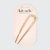 KITSCH - Metal French Hair Pin - Gold