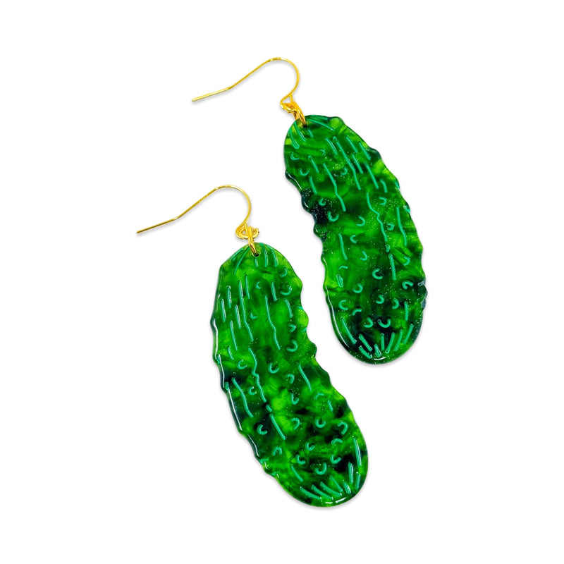Jenny Lemons - Pickle Acetate Earrings