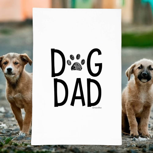 Dog Dad Dish Towel | Tea Towels
