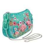 Mary Frances Accessories - Flirty Flamingos Crossbody