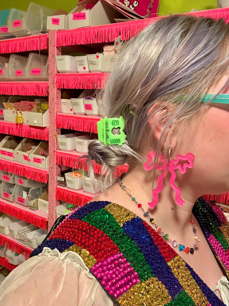 The Peach Fuzz - Bread Clip Mini Hair Claw