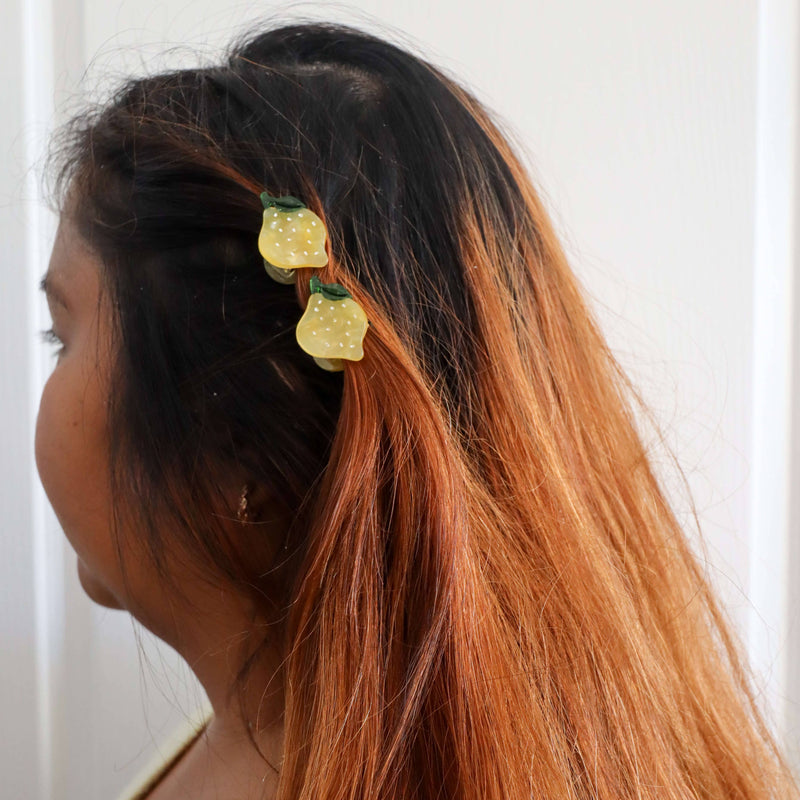 Jenny Lemons - Micro Fruit and Flowers Hair Claw Clip Set