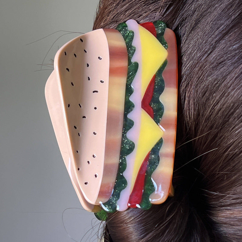 Jenny Lemons - Large Deli Sandwich Hair Claw Clip