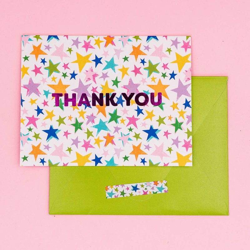 Taylor Elliott Designs - Boxed Greeting Cards - 10 Thank You Cards - Stars