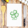 Green Bee Tea Towels - Slainte Towel | St Patricks Day Towel | Kitchen Tea Towels