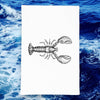 Green Bee Tea Towels - Lobster Dish Towel | Tea Towels | Ocean Kitchen Tea Towels: Red